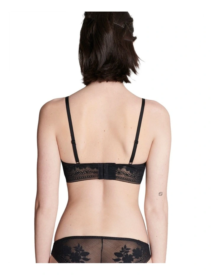 Heloise Soft Cup Triangle Bra in Black