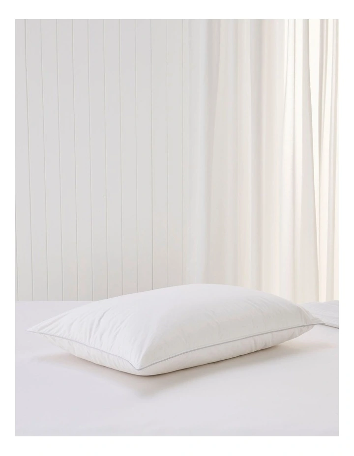 Duck Down and Feather Pillow in White