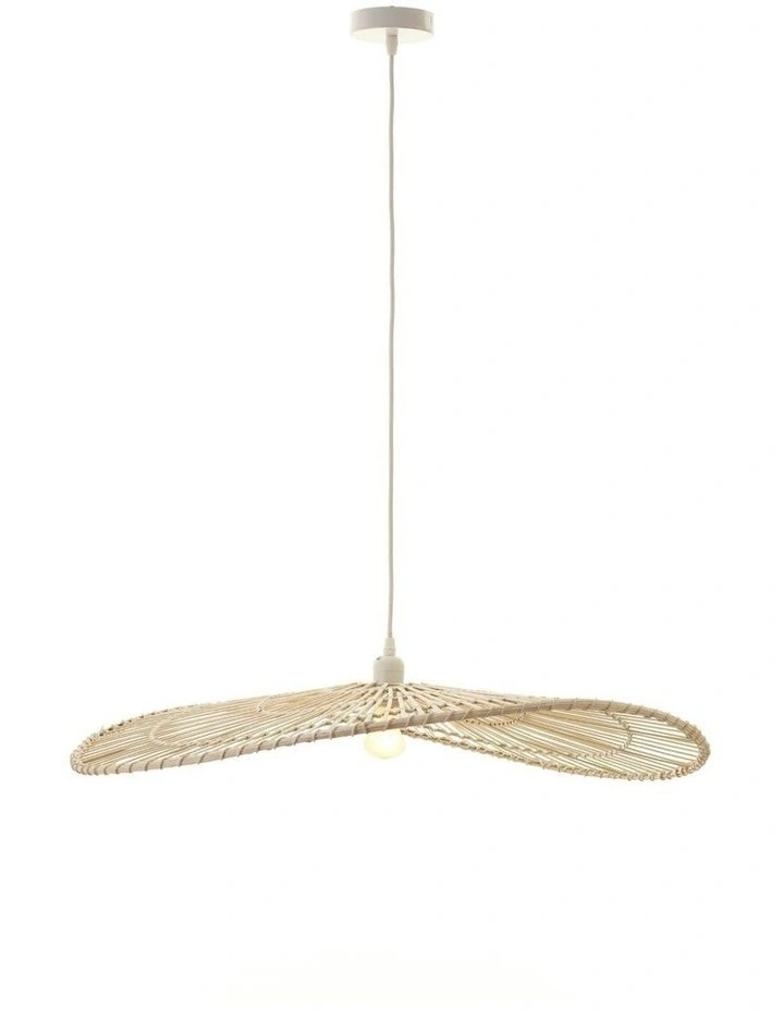 Solara Bamboo Pendant Light in Natural