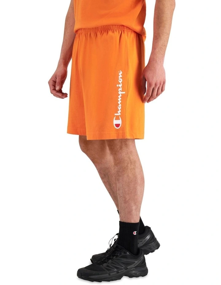 Script Jersey Short in Clay Court