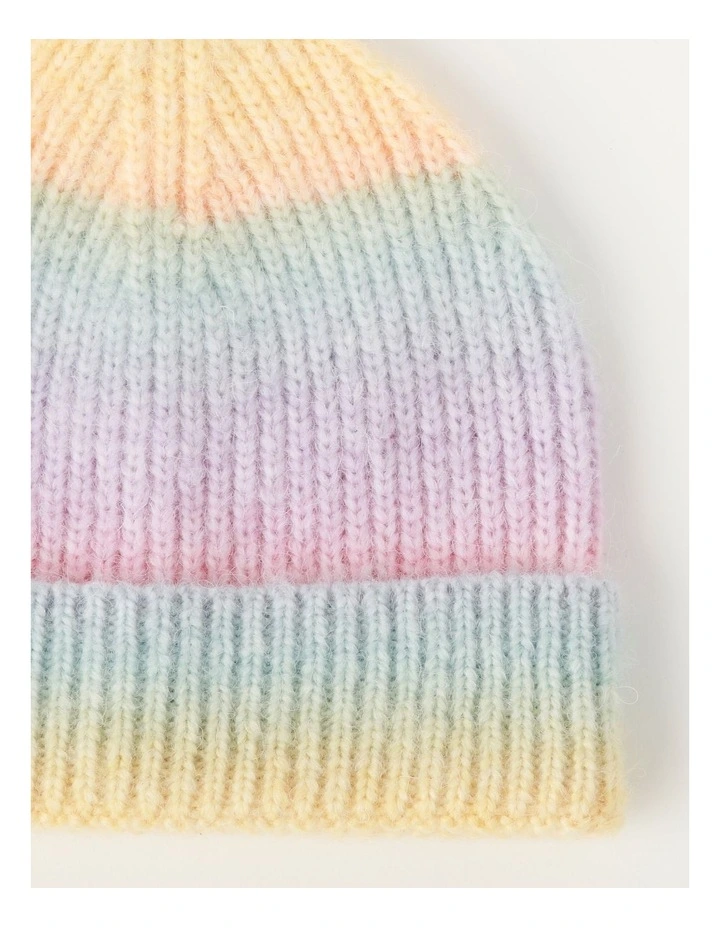 Stripe Beanie in Assorted