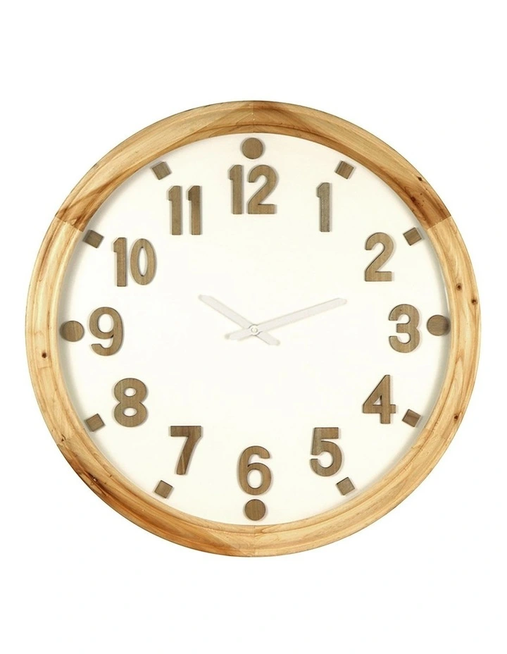 Olinda Clock 70cm in Natural