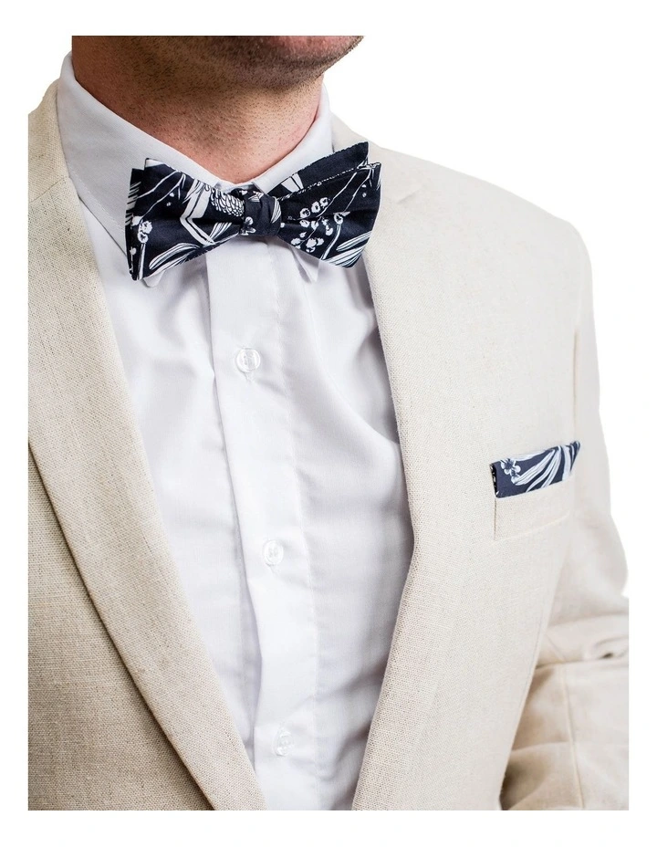 Natives Pocket Square in Navy
