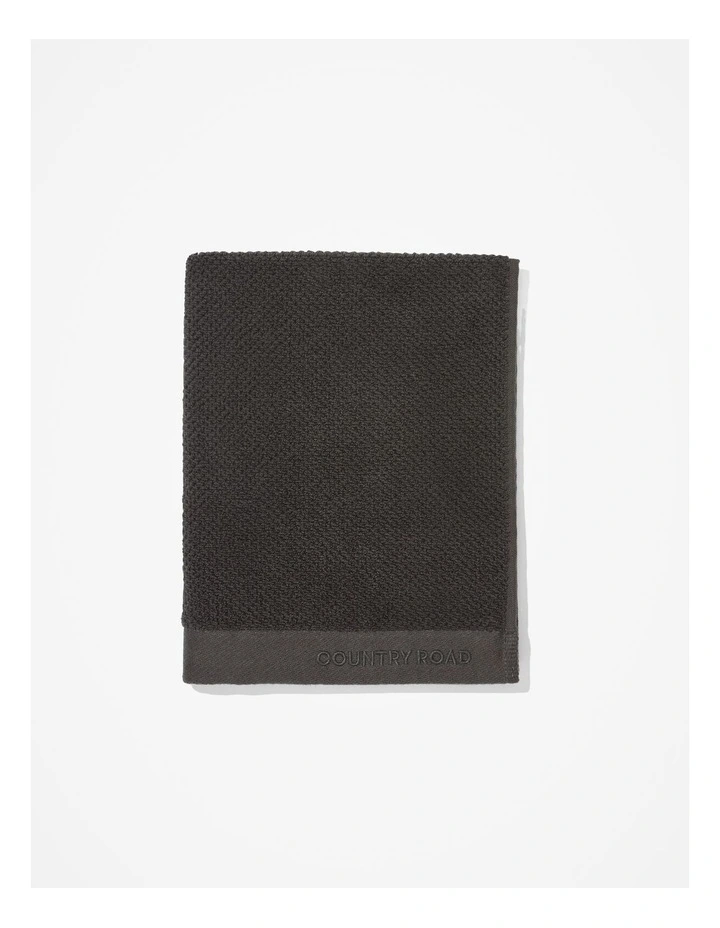 Calo Australian Cotton Hand Towel in Charcoal
