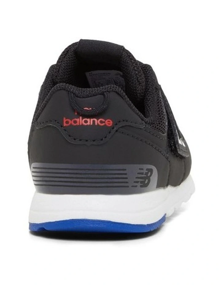574 V1 Self-Fastening Strap Pre-School Sneakers in Black/White