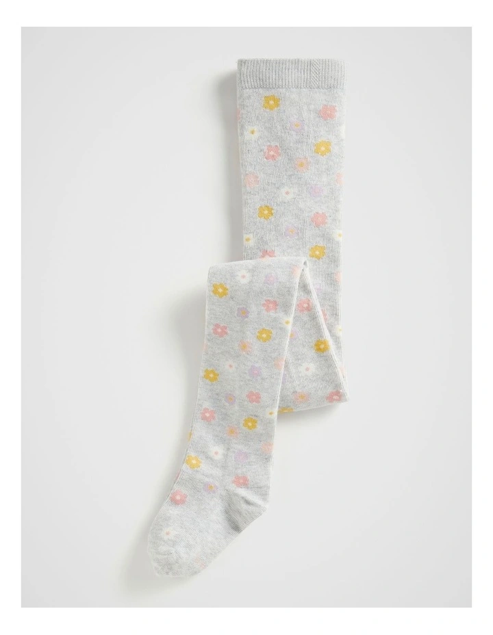 Flower Tight in Grey Marle