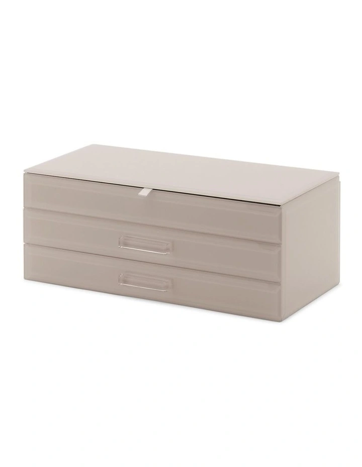 Gabriella Cool Grey Large Jewellery Box
