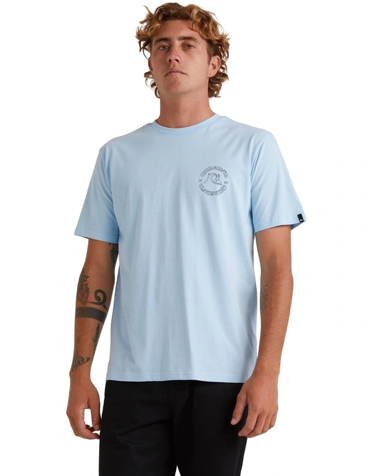 Bubble Outline T-shirt in Clear Sky