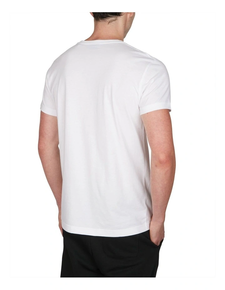 Shield Short Sleeve TShirt in White