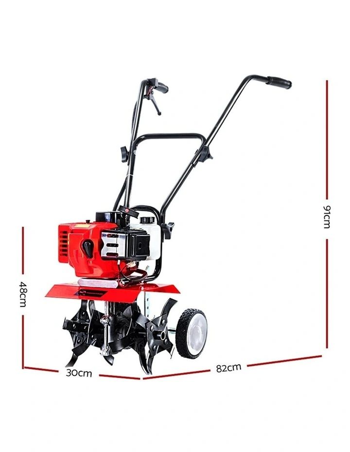 Garden Cultivator Tiller 82CC in Red
