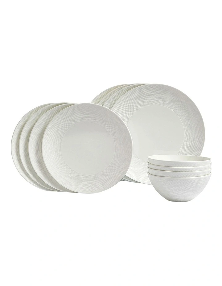 Gio 12 Piece Set in White