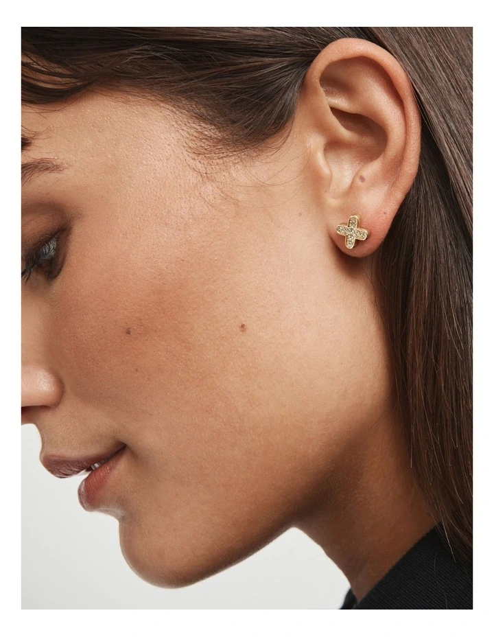 Daydream Stud Earrings in Gold