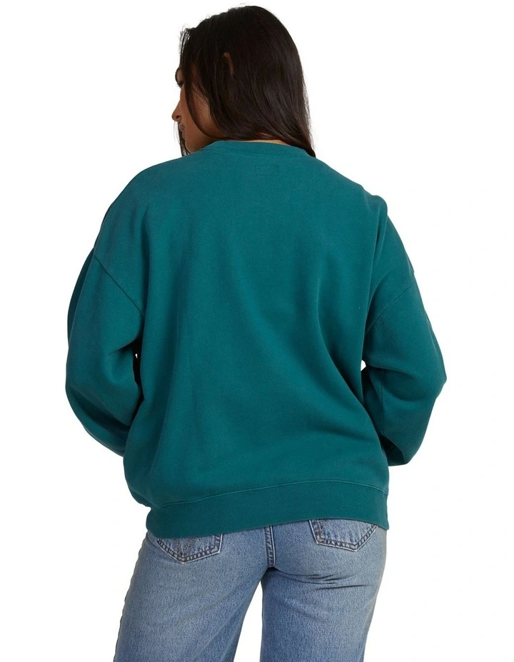 Pocket Crew Sweatshirt in Blue