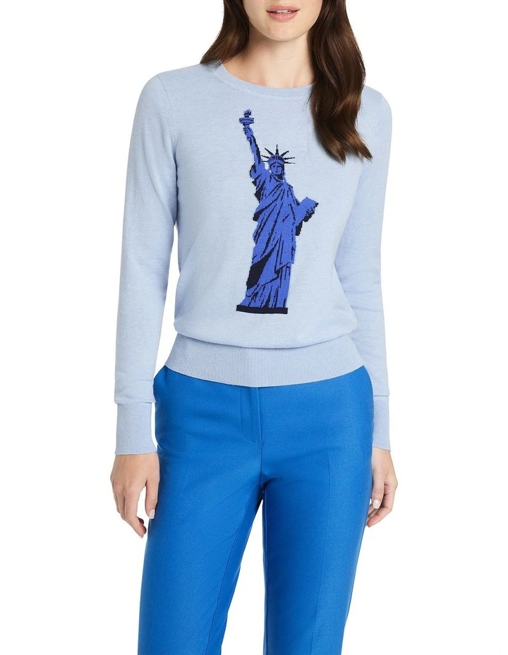 Chasing Liberty Knit in Blue