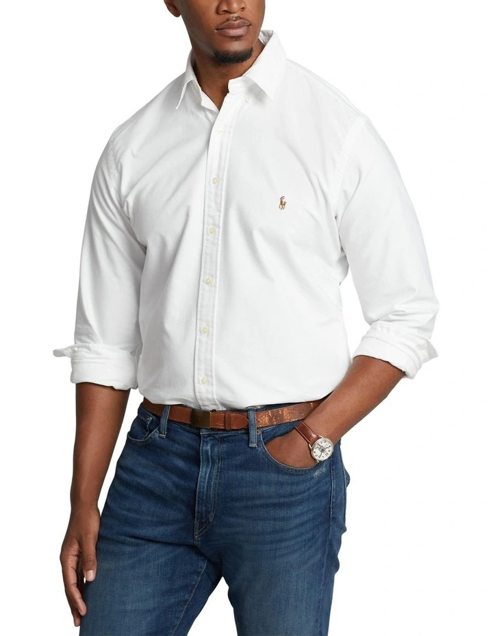 Big & Tall The Iconic Oxford Shirt in White