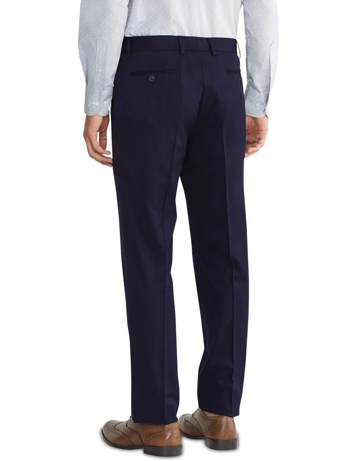 Classic Single Pleat Trouser in Blue