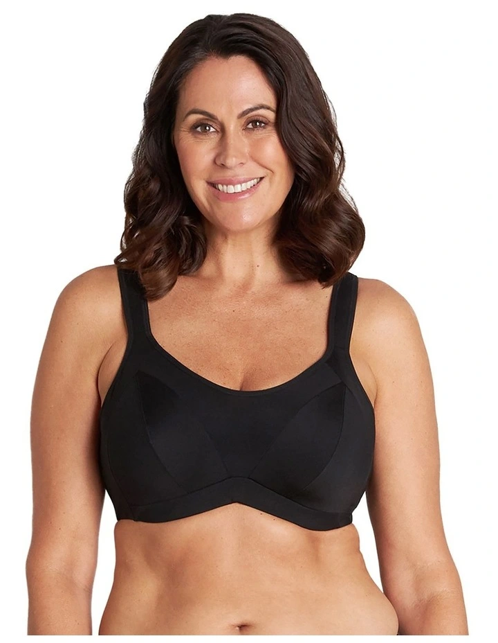 Power Wired Sports Bra in Black