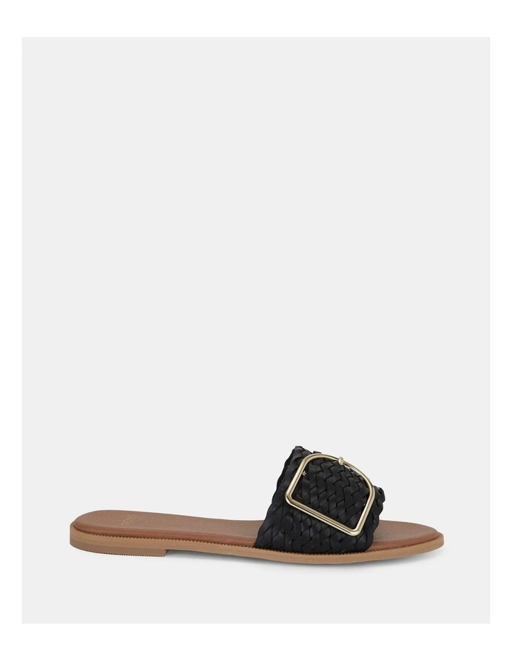 Rene Slide in Black Plait