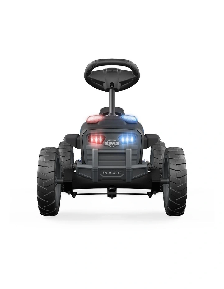 Buzzy Police Pedal Go Kart Ride on (2-5Years) in Blue/Black