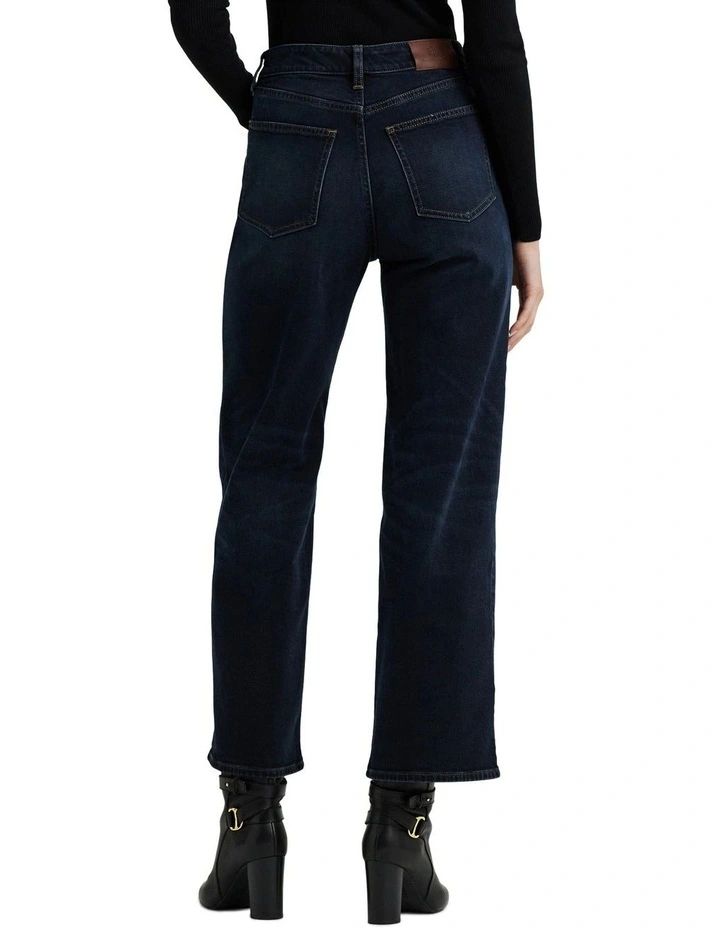 High Rise Wide Leg Jeans in Blue