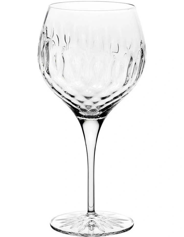 Diamante Set of 4 Gin Glass 650ml in Clear
