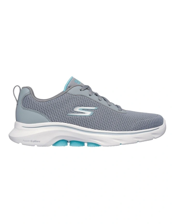 Go Walk 7 Clear Path Sneakers in Grey