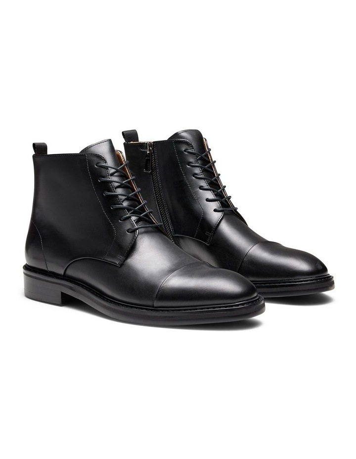Charlie Military Boots in Black
