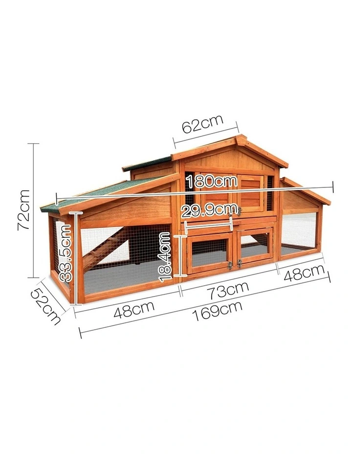 2 Storey Wooden Hutch