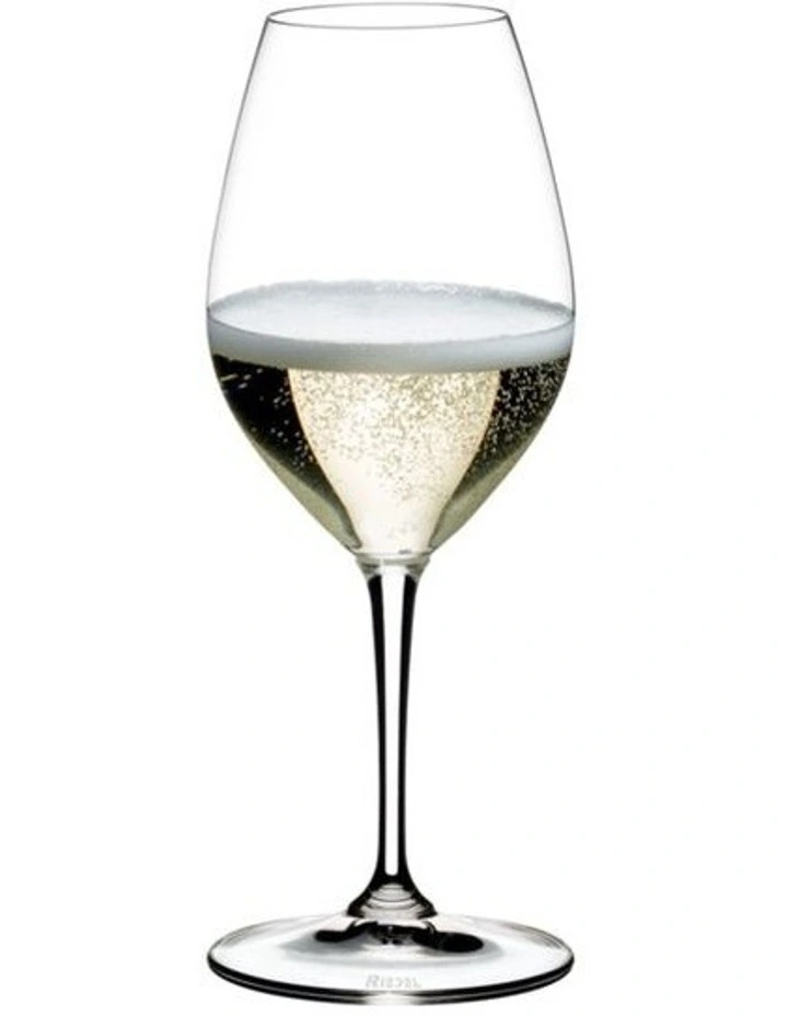 Vinum Champagne Wine Glass Set of 2 in Clear