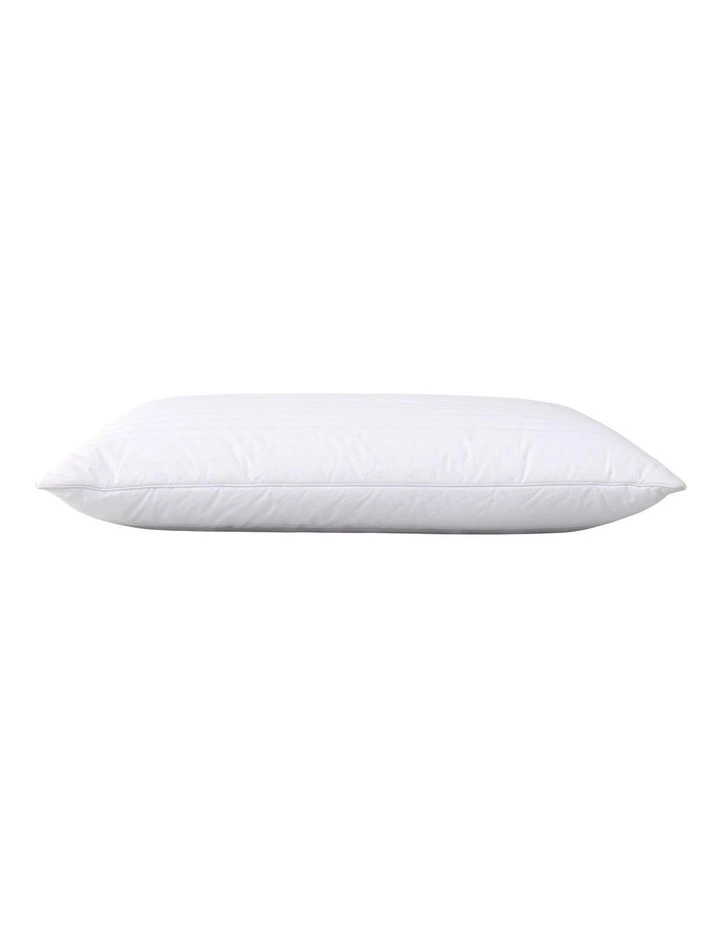 Deluxe Feather & Down Latex Pillow in Snow