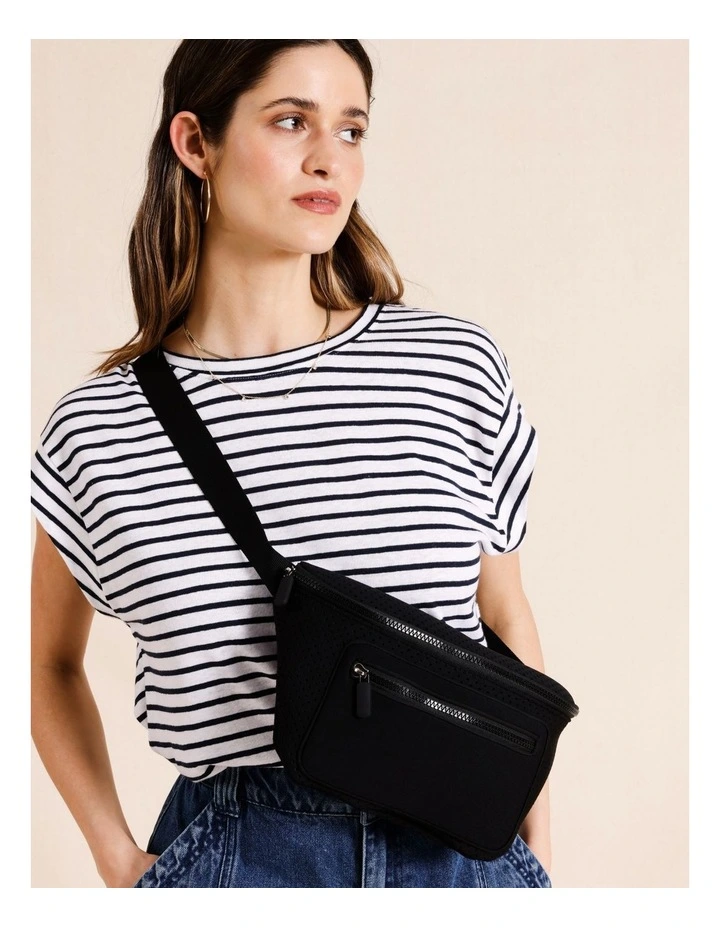 Pompei Belt Bag in Black