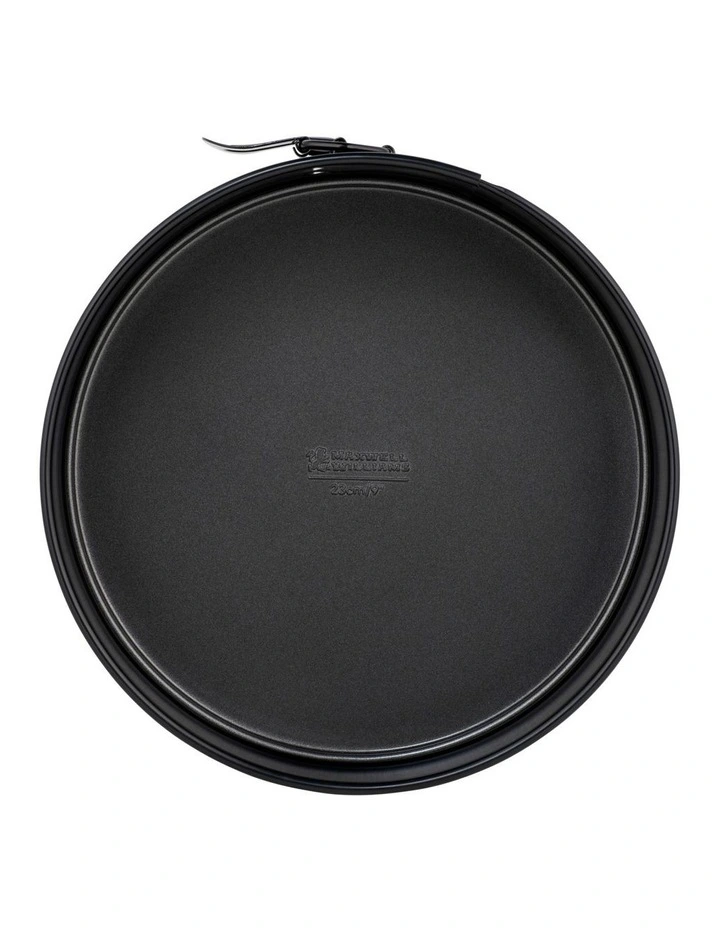 BakerMaker Non-Stick Springform Round Cake Pan 23cm in Black