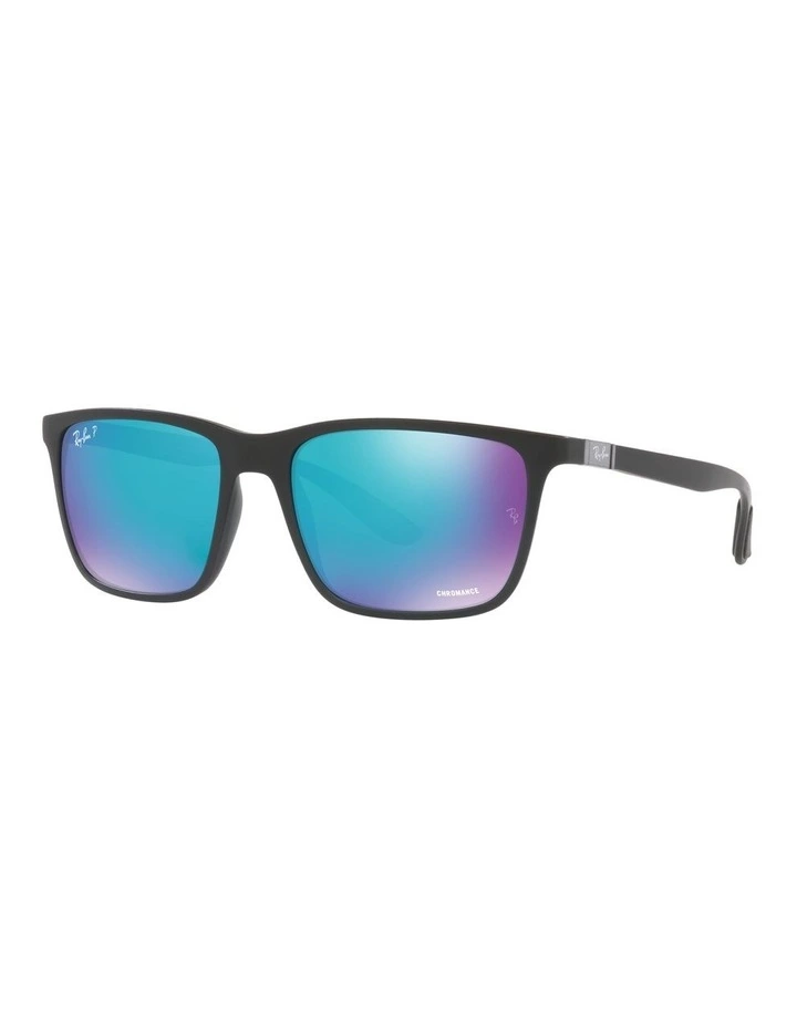 0RB4385 Polarised Sunglasses in Black