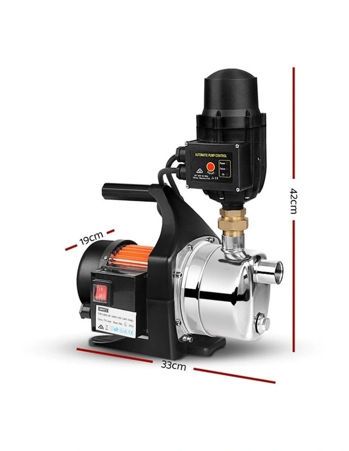 Garden Water Pump 1500W in Silver