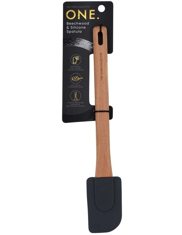 Beechwood/Silicone Spatula in Natural