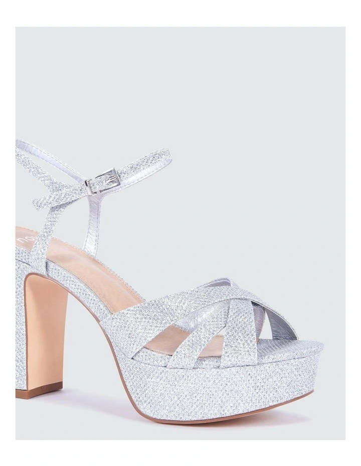 Luella Heels in Silver