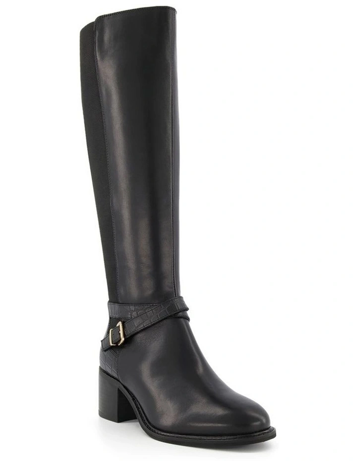 Tidlings Knee high Boot in Black