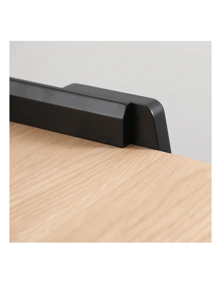 Yara Study Desk 118cm in Black/Natural