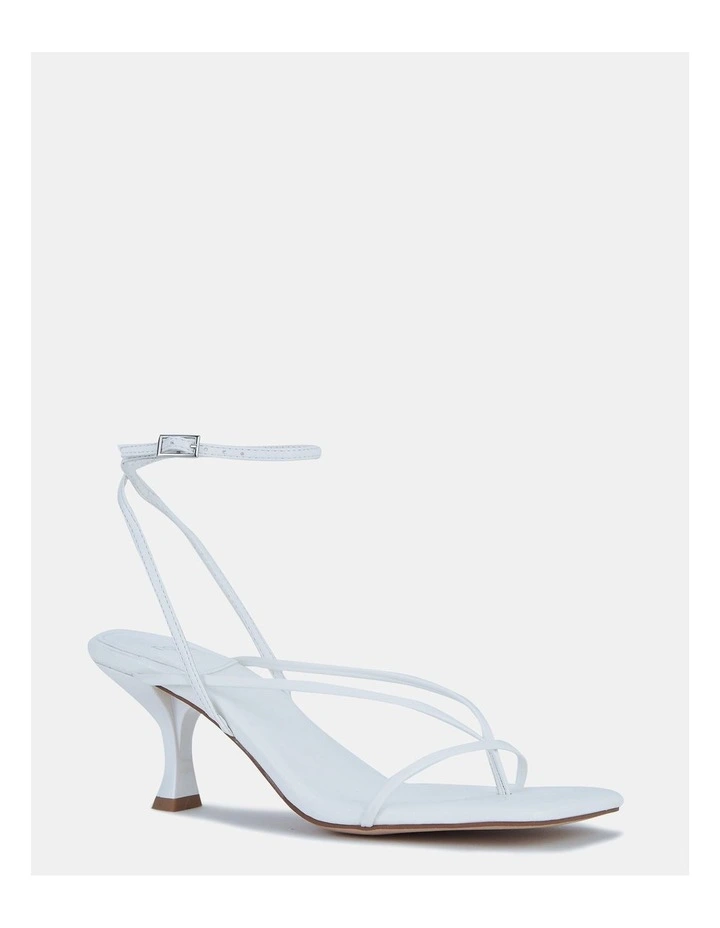 Umbrella Heels in White