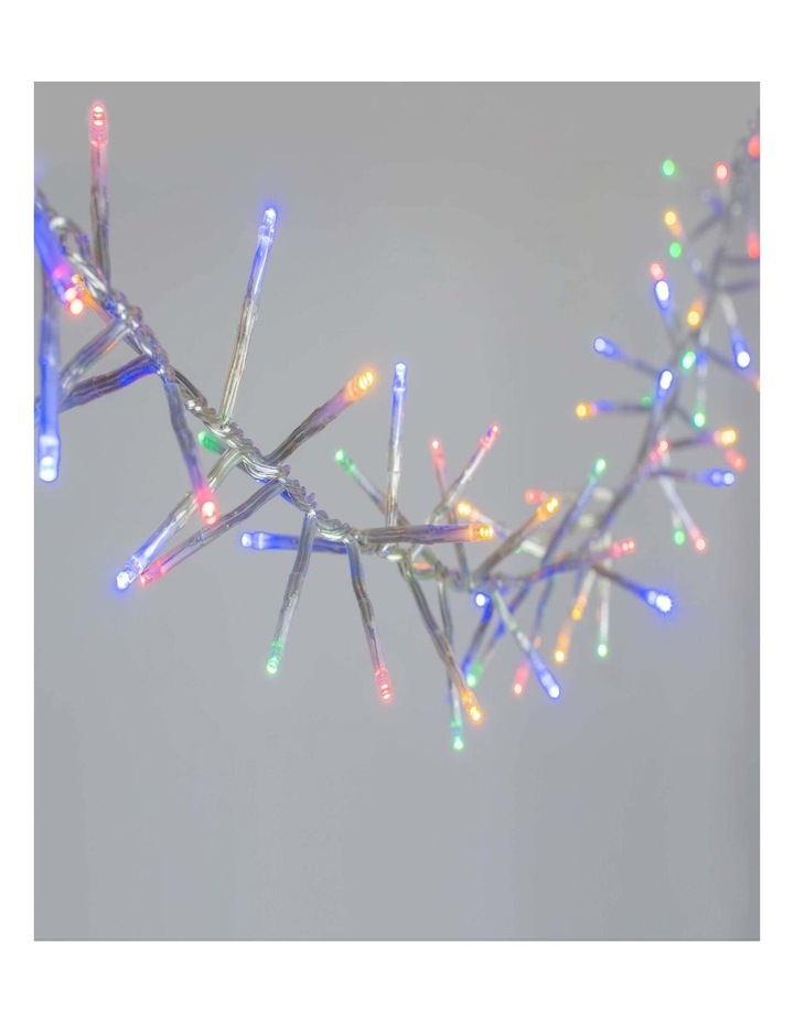 720 LED Cluster Light With Clear Cable in Multi