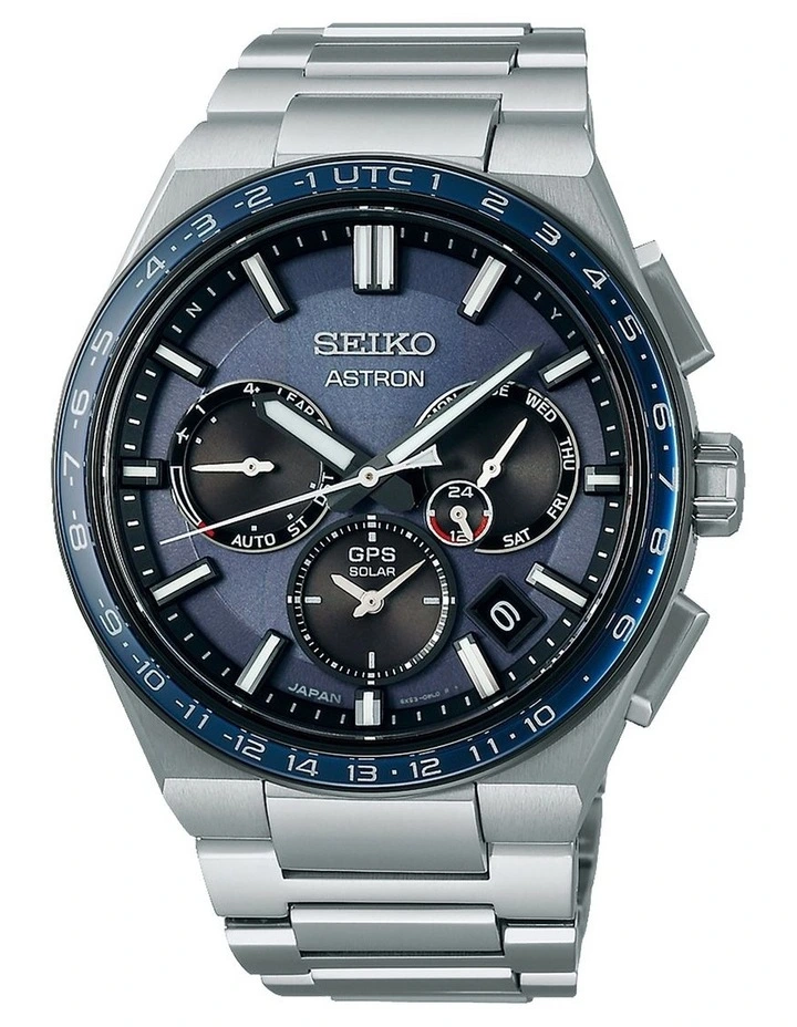 Astron SSH109J Titanium Watch in Silver