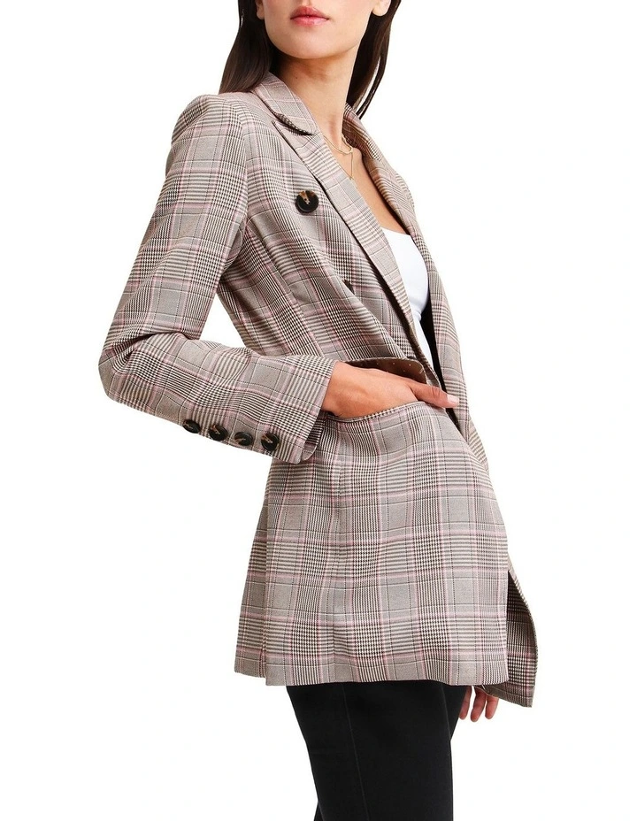 Too Cool For Work Plaid Blazer