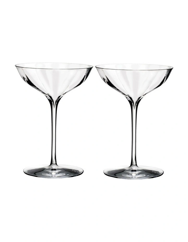 Elegance Optic Belle Coupe Set of 2 Champagne Glass