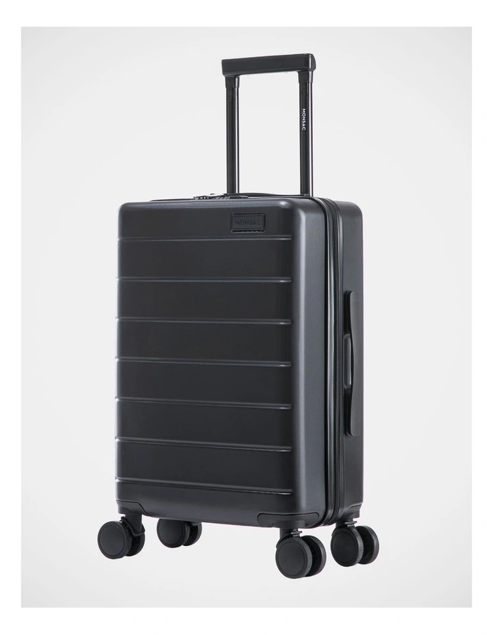 Glide Plus Hard Side Suitcase 55cm in Black