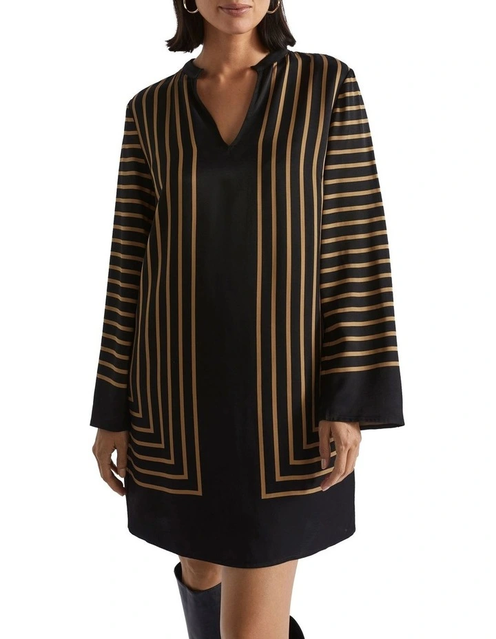 Linear Shift Dress