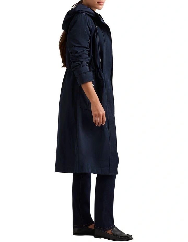 Camino Longline Anorak in Midnight