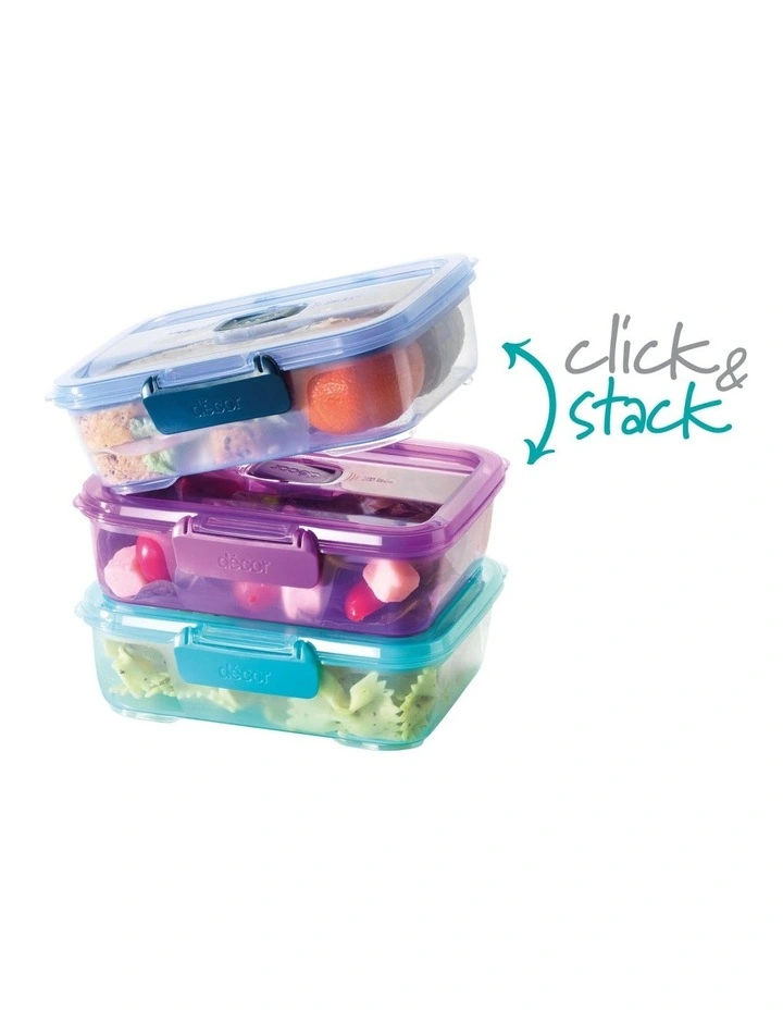 Go Lunch Box Oblong 800ml in Assorted