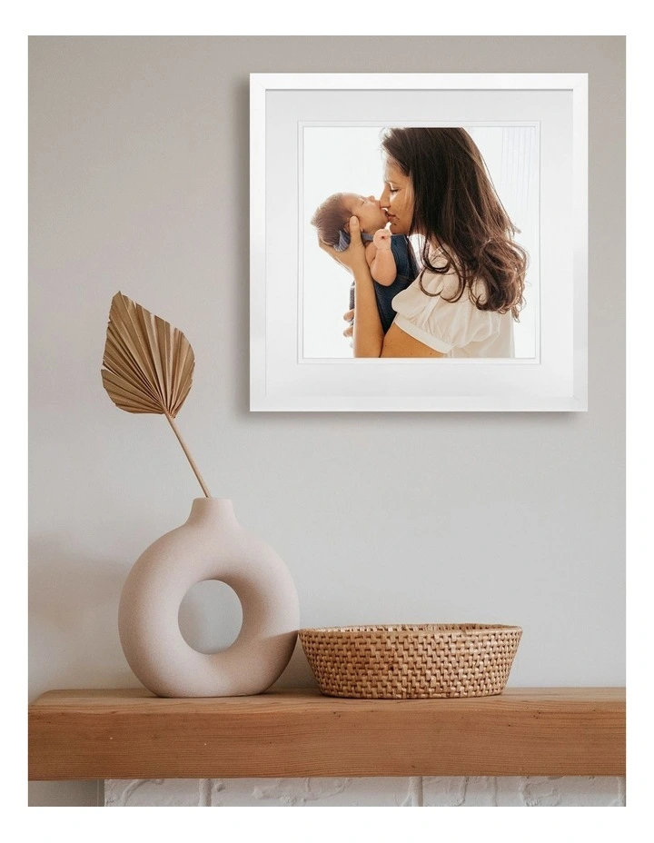 Decorator Square Photo Frame 40x40/30x30cm in White