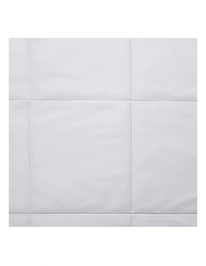Cot Size Summer Wool Quilt 250gsm in White