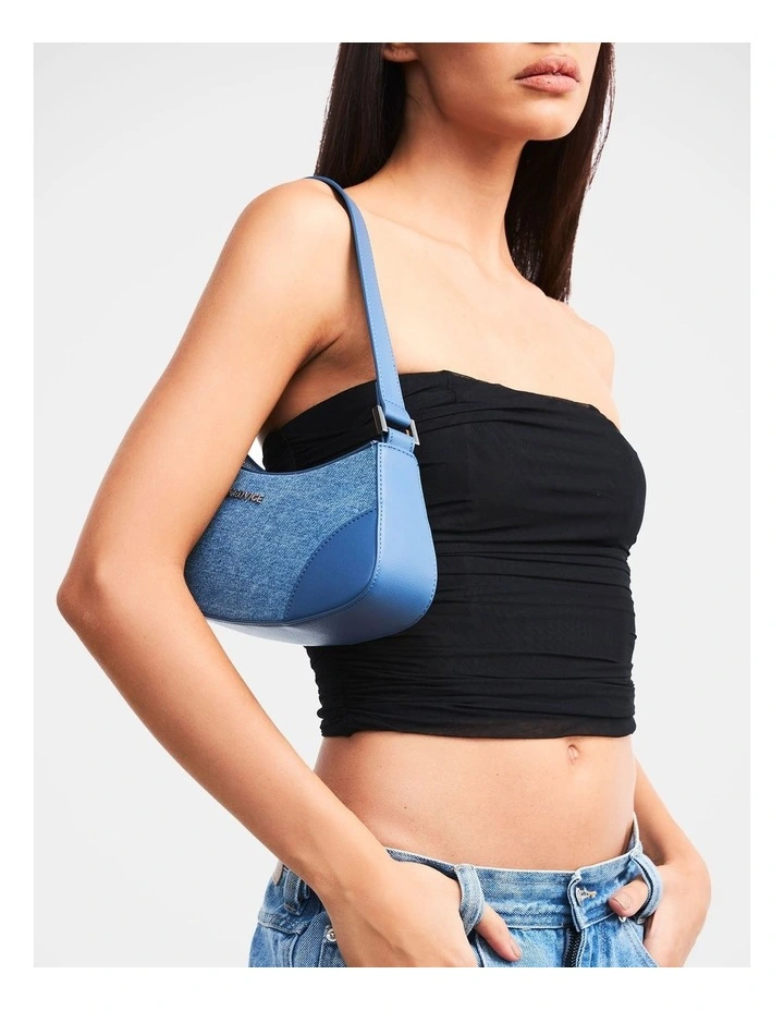 The Reggie Short Bag in Denim